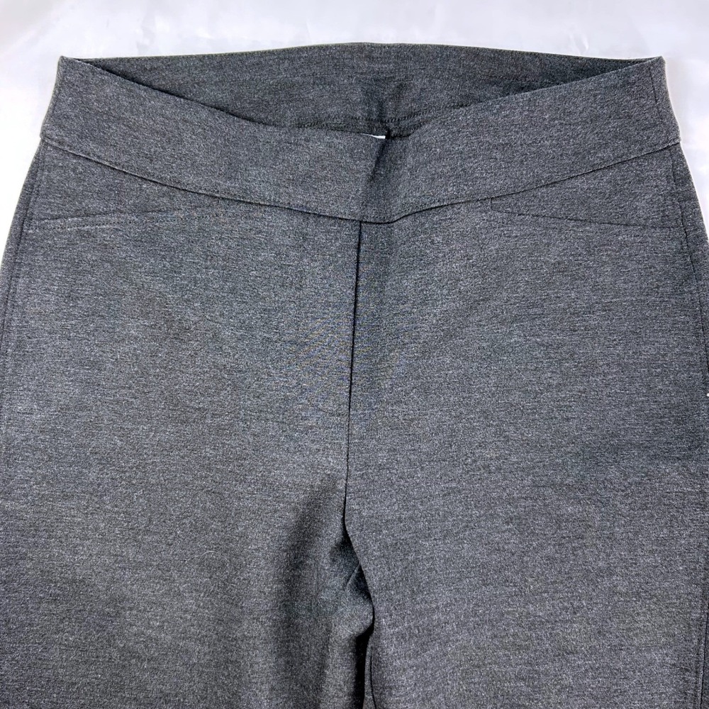 Chico's Leggings Womens 0/S Gray Stretch Pull On Slim Leg‎ Career Minimalist - Picture 4 of 5